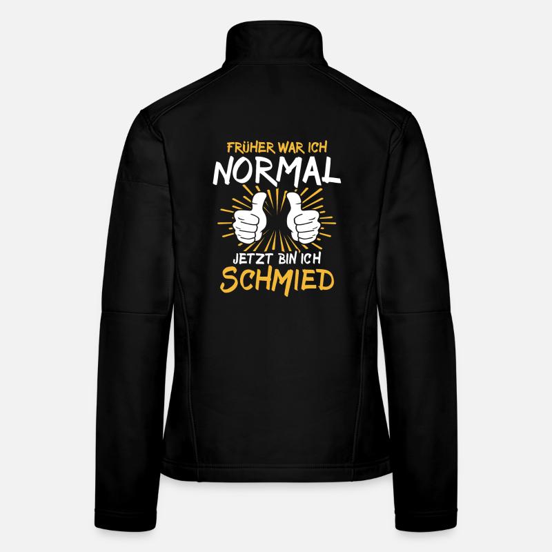 Schmied Spruch Frauen Softshelljacke