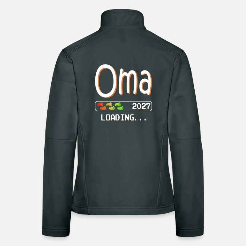 Werdende Oma 2027 loading zukünftige Großmutter Frauen Softshelljacke