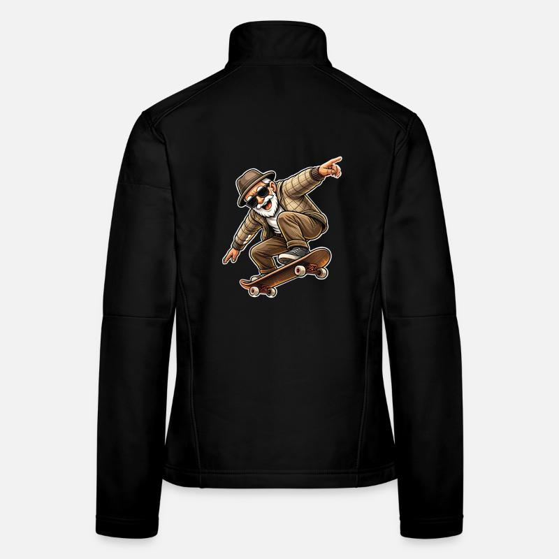 Grandpa Skateboard Women's Softshell Jacket