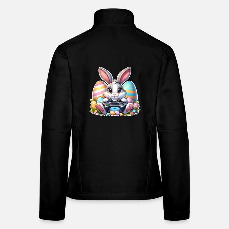Osterhase Gaming Frauen Softshelljacke