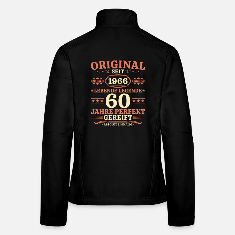 Original 1966 – Lebende Legende 60. Geburtstag Frauen Softshelljacke