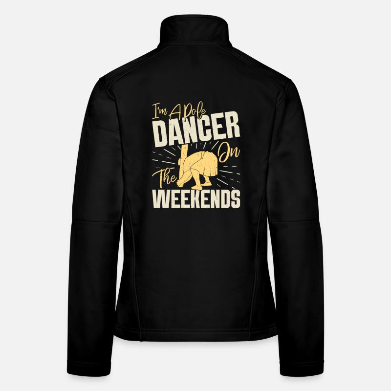 Highland Games Pole-Dancer am Wochenende Caber Frauen Softshelljacke