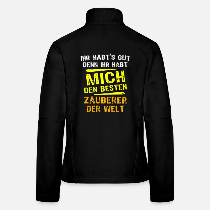 Zauberer Geschenk Frauen Softshelljacke