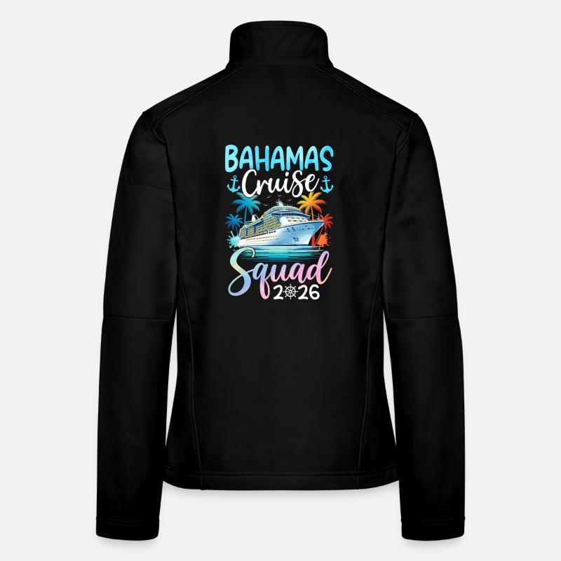 Équipe de croisière des Bahamas 2026 Veste en tissu softshell Femme