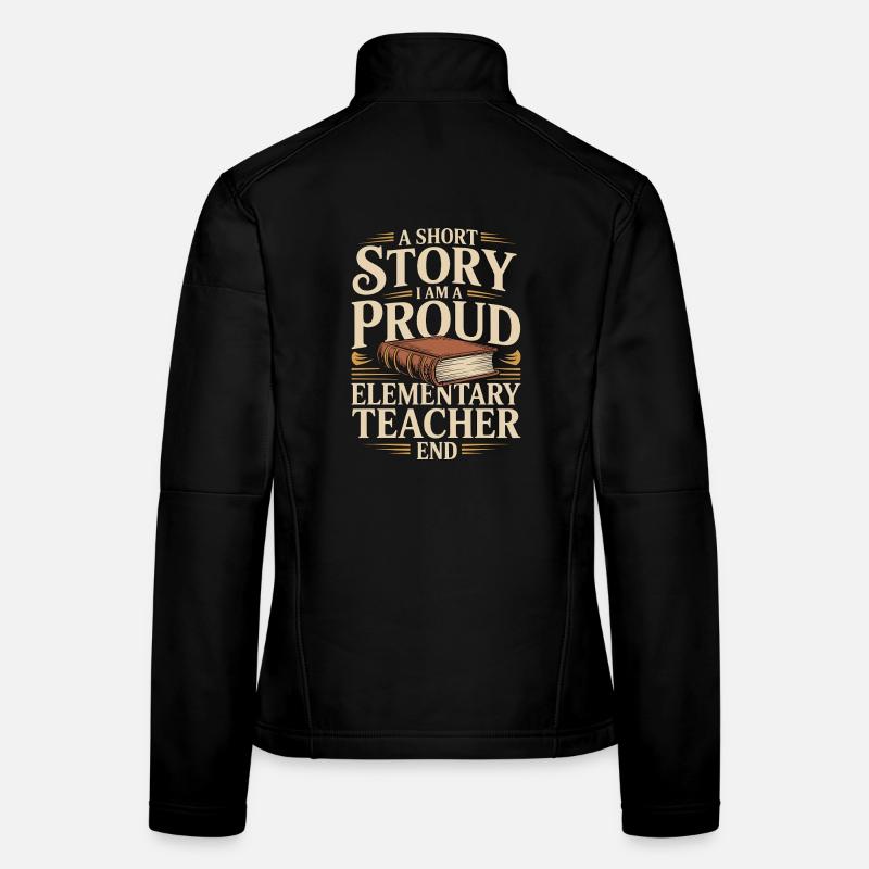 Enseignant d’école primaire Une nouvelle Enseignant de primaire Veste en tissu softshell Femme