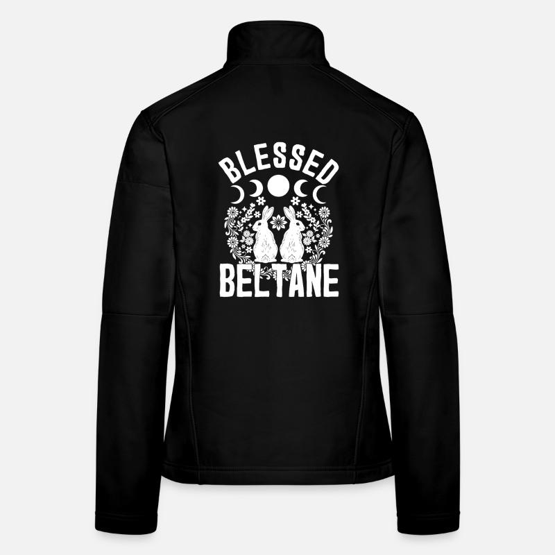 Beltane Blessings May Day Pagan Rabbit Paganism Women's Softshell Jacket