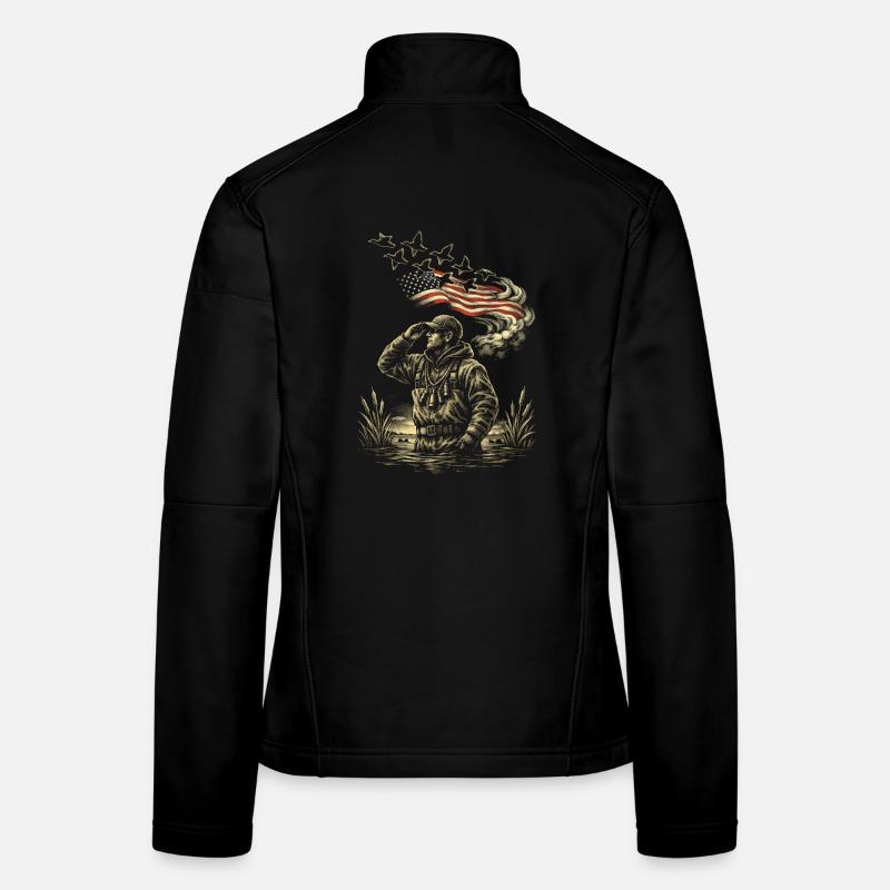 Entenjagd Frauen Softshelljacke