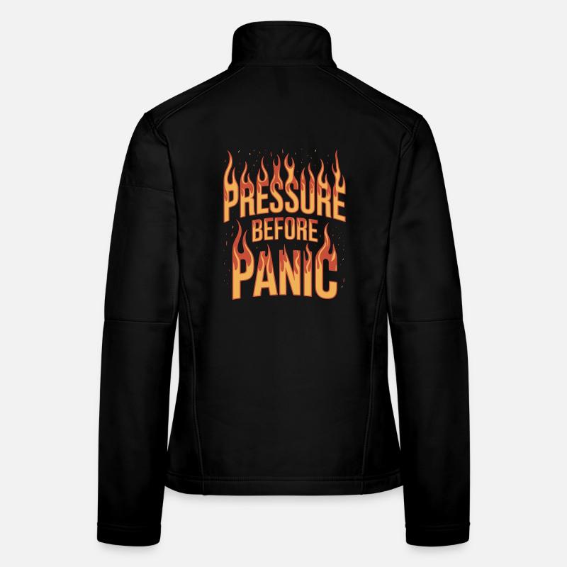 Fire Engineer Pressure Before Panic Fire Officer Frauen Softshelljacke