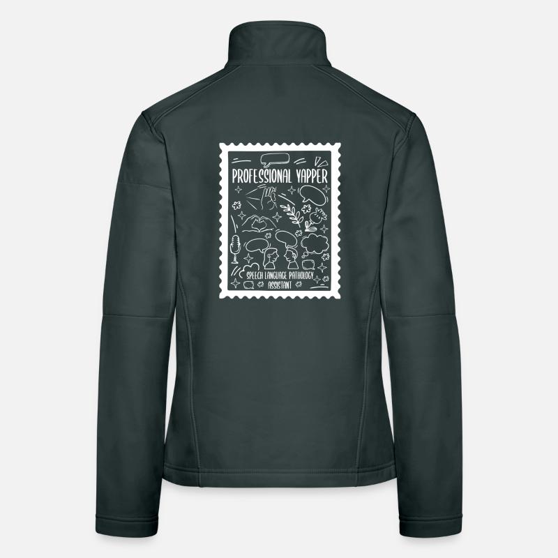 Professional Yapper Speech Language SLP Women's Softshell Jacket