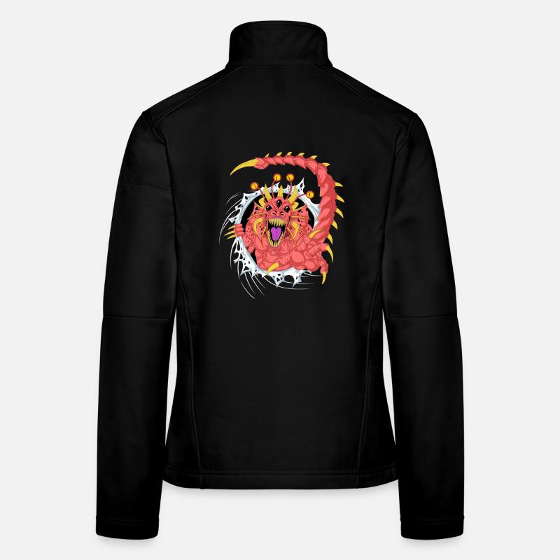 Alien Monster 3D Shirt Women's Softshell Jacket