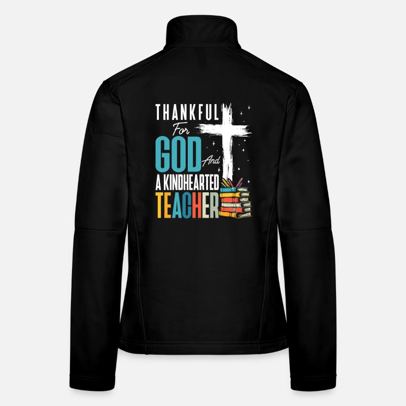 Formation des enseignants de Dieu, enseignement de l’appréciation Veste en tissu softshell Femme