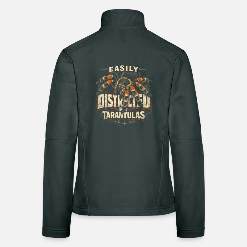 Tarentula facilement distraite par Tarentulas Veste en tissu softshell Femme
