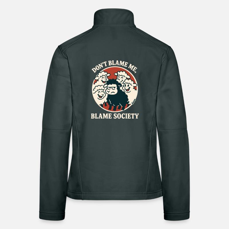 Blame Society Sheep Circle Women's Softshell Jacket