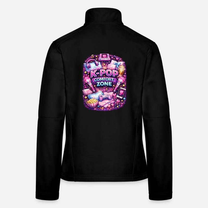 Zone de confort de K Pop Veste en tissu softshell Femme
