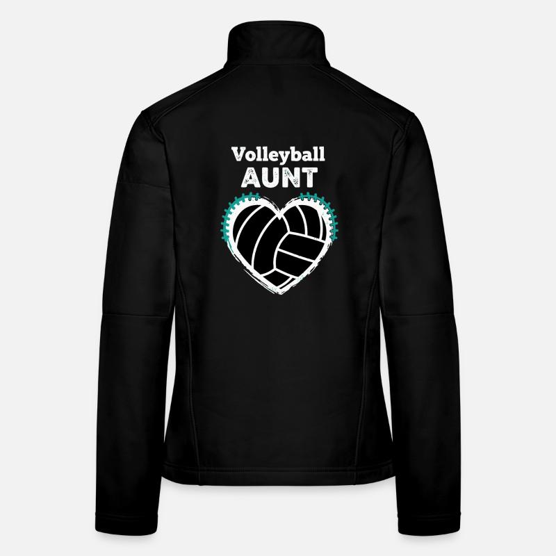 Volleyball Aunt Frauen Softshelljacke