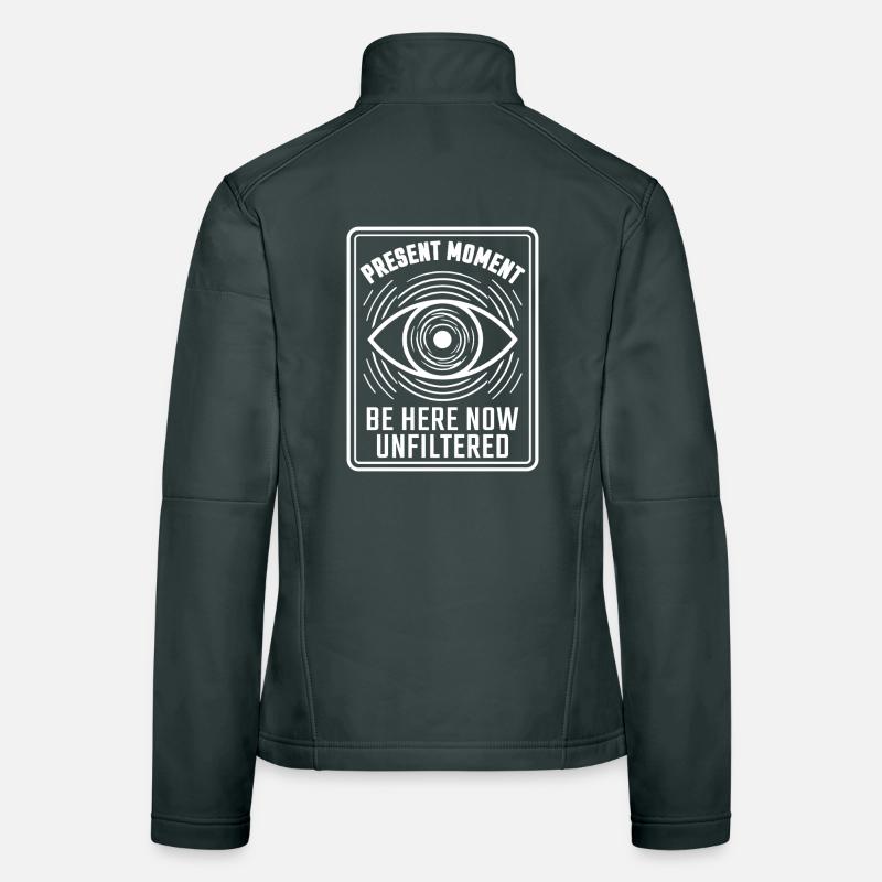 Eye Mindfulness Present Moment Women's Softshell Jacket