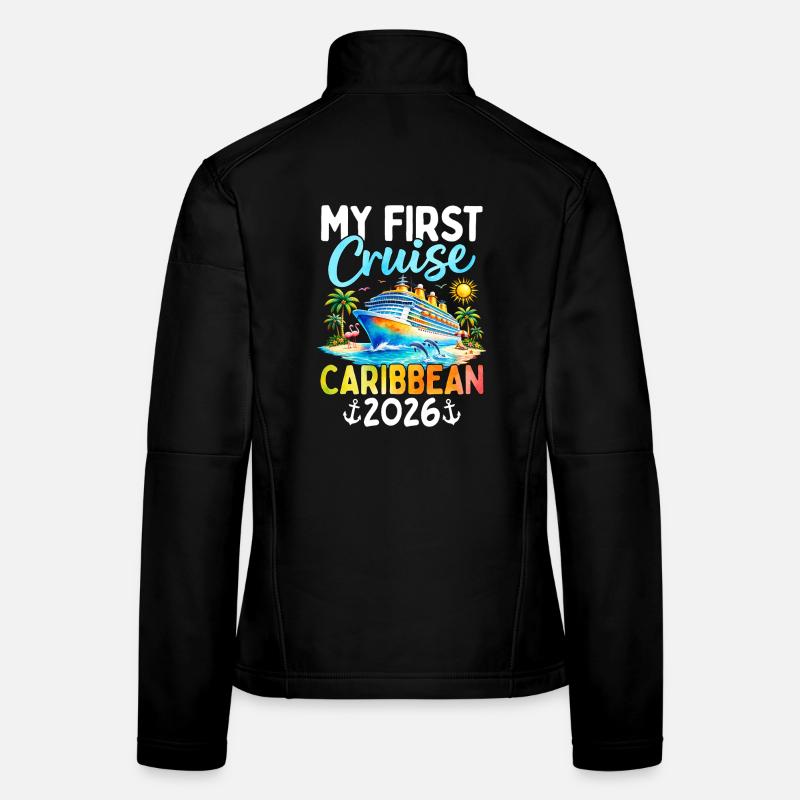 Ma première croisière dans les Caraïbes 2026 Veste en tissu softshell Femme