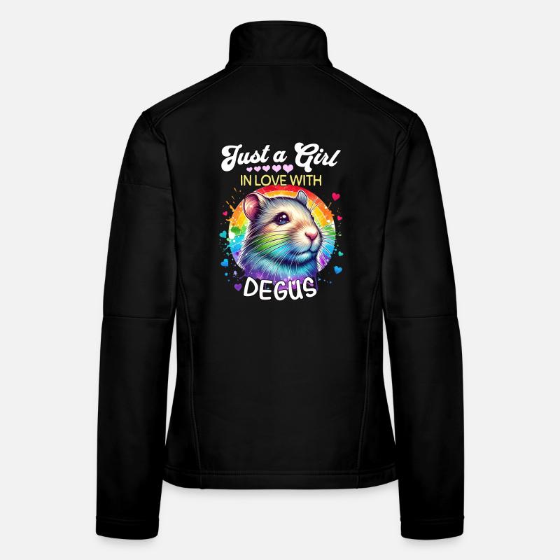 Fille Degu Degu Veste en tissu softshell Femme