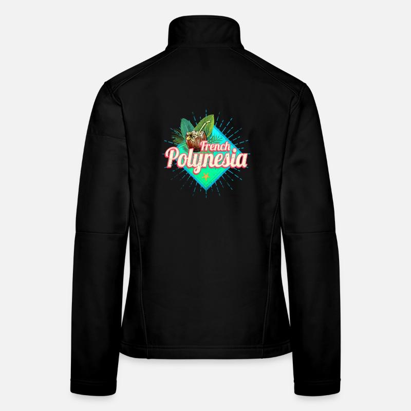 French Polynesia in the Pacific Island Souvenir Women's Softshell Jacket
