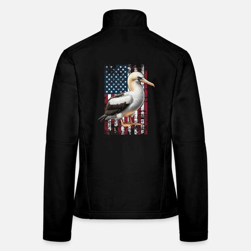 Booby de Nazca des États-Unis Veste en tissu softshell Femme