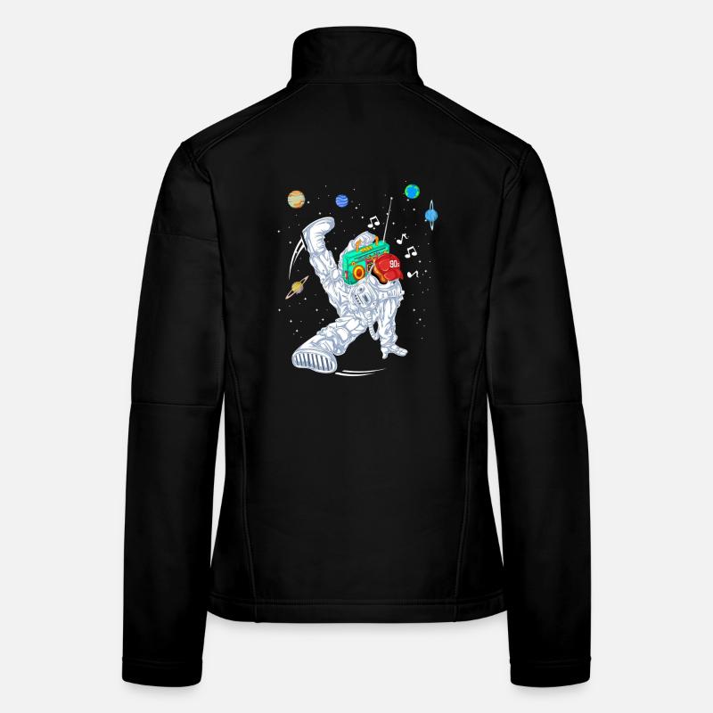 Astronaut Rapper Dance Shirt Women's Softshell Jacket