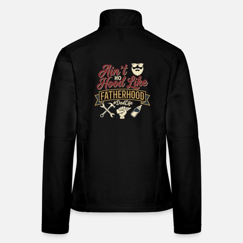 Paternité, vie de père, dire de père Veste en tissu softshell Femme