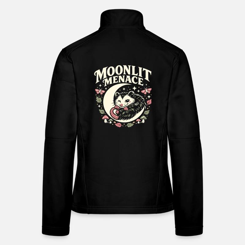 Moonlit Menace Frauen Softshelljacke