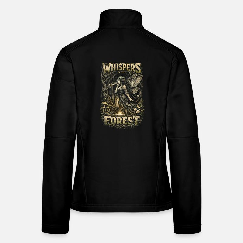 Fairycore Fee Gotisch Whispers In The Forest Frauen Softshelljacke