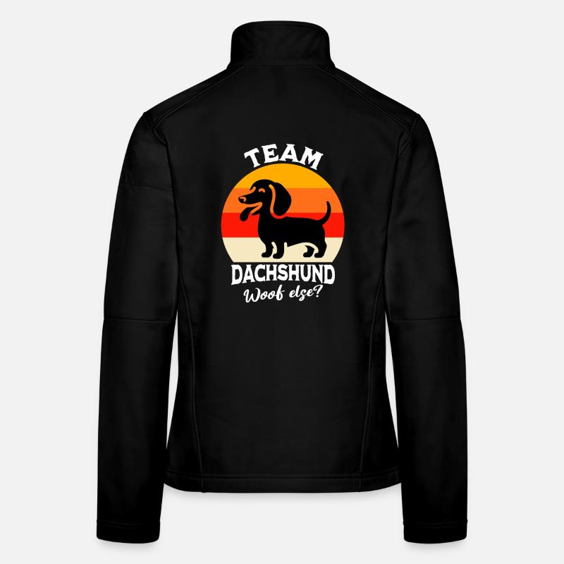 Team Dackel Frauen Softshelljacke