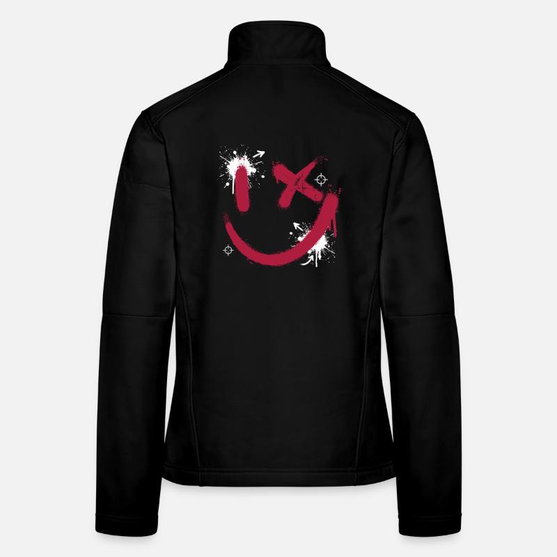 Graffiti Skull Street Art Spray Women's Softshell Jacket