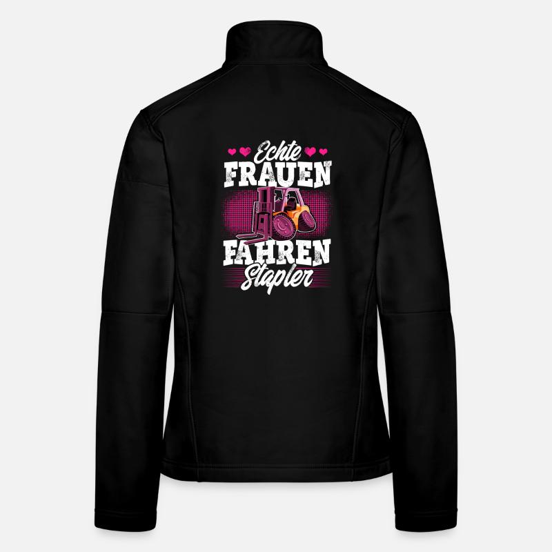 Staplerfahrerin Frauen Softshelljacke