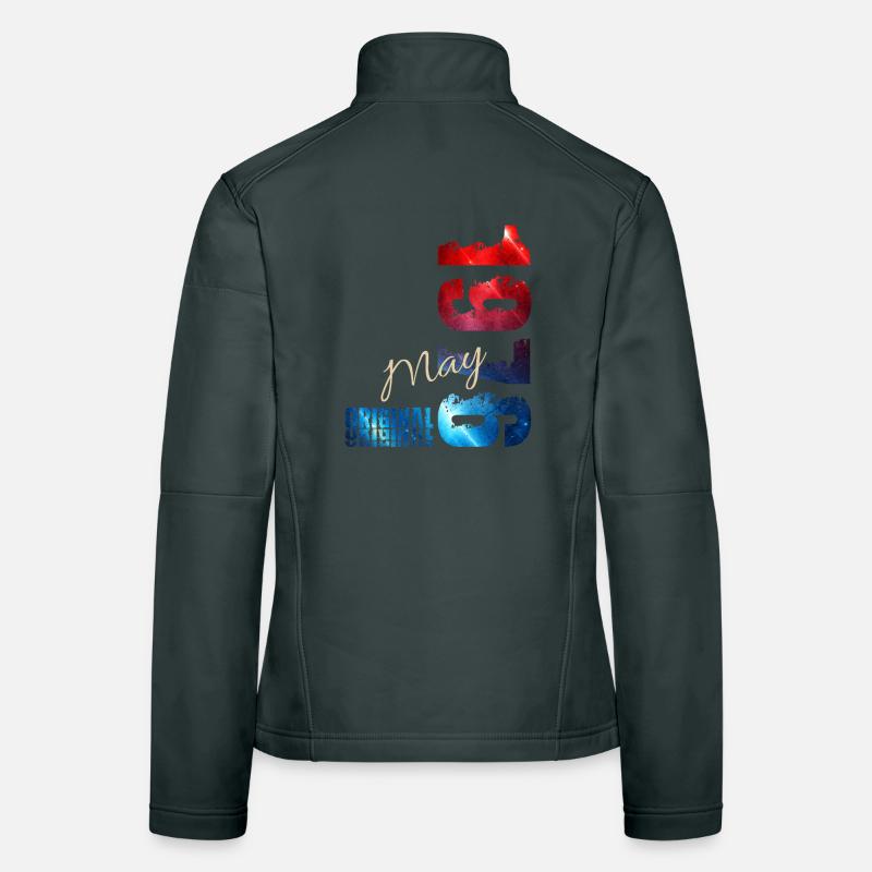 50th Birthday Gift Husband Original May 1976 Women's Softshell Jacket