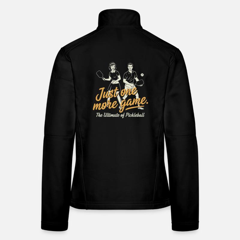Pickleball, juste un jeu de plus pour les joueurs Veste en tissu softshell Femme