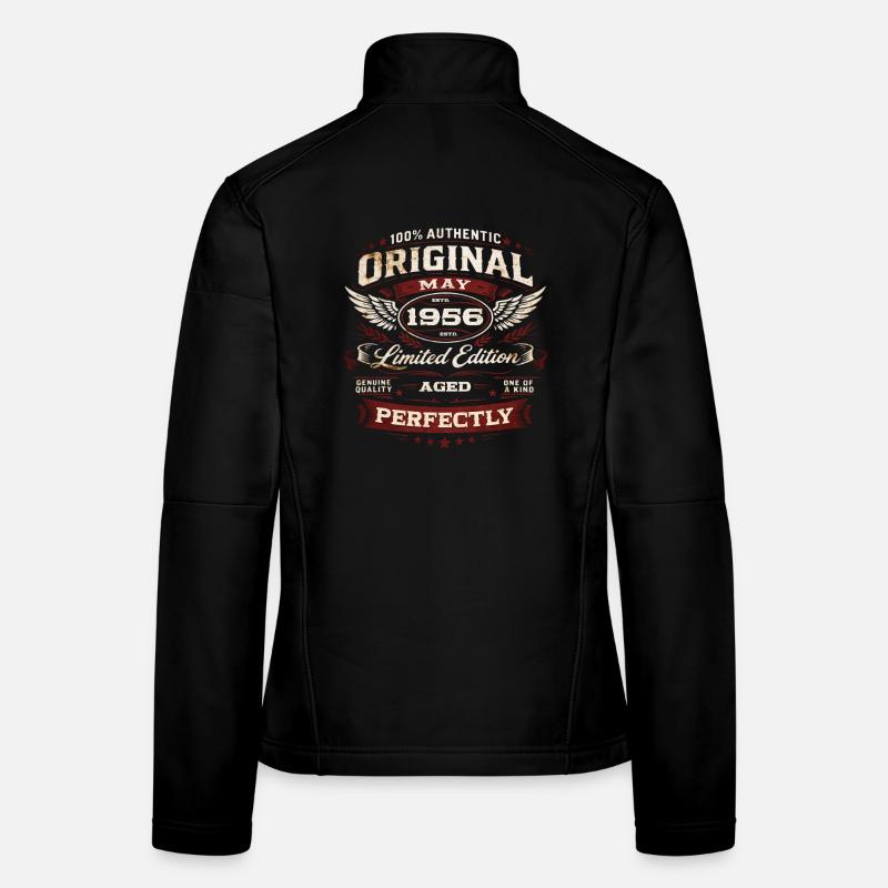 70. Geburtstag Geschenk Mann Original Mai 1956 Frauen Softshelljacke