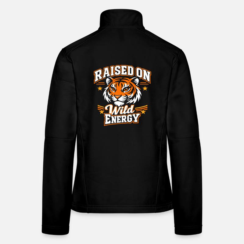 Tiger Wild Energy - Women's Softshell Jacket - black