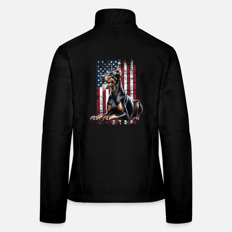 Doberman US Dobermann Veste en tissu softshell Femme
