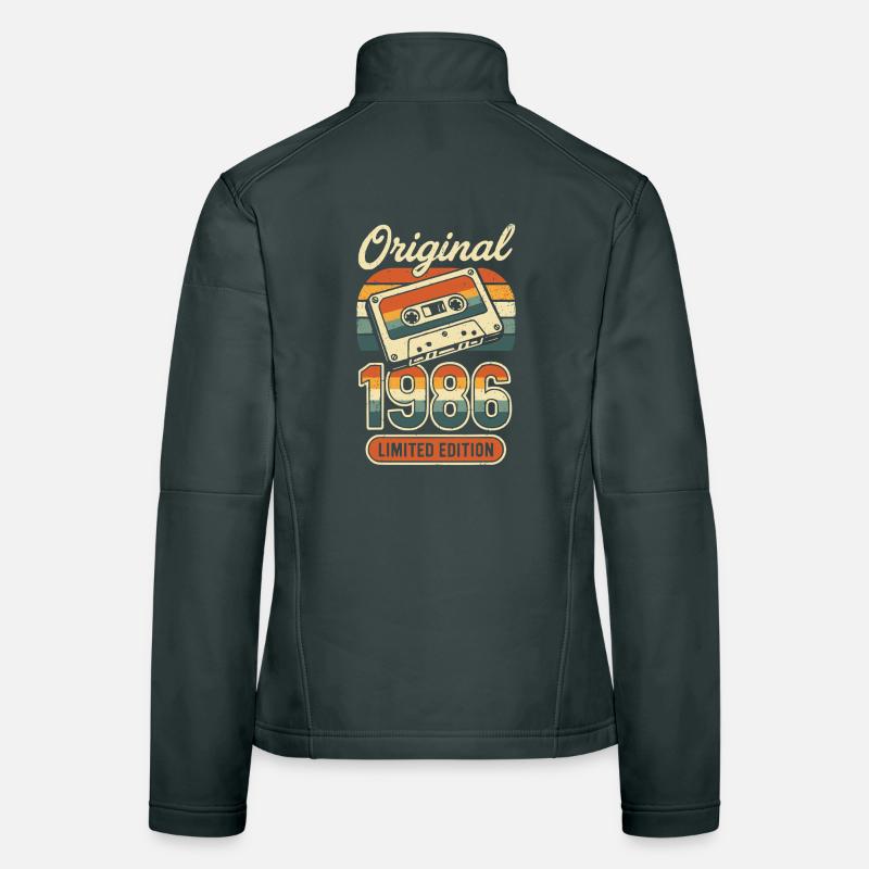 40e anniversaire Édition Limitée Originale 1986 Veste en tissu softshell Femme