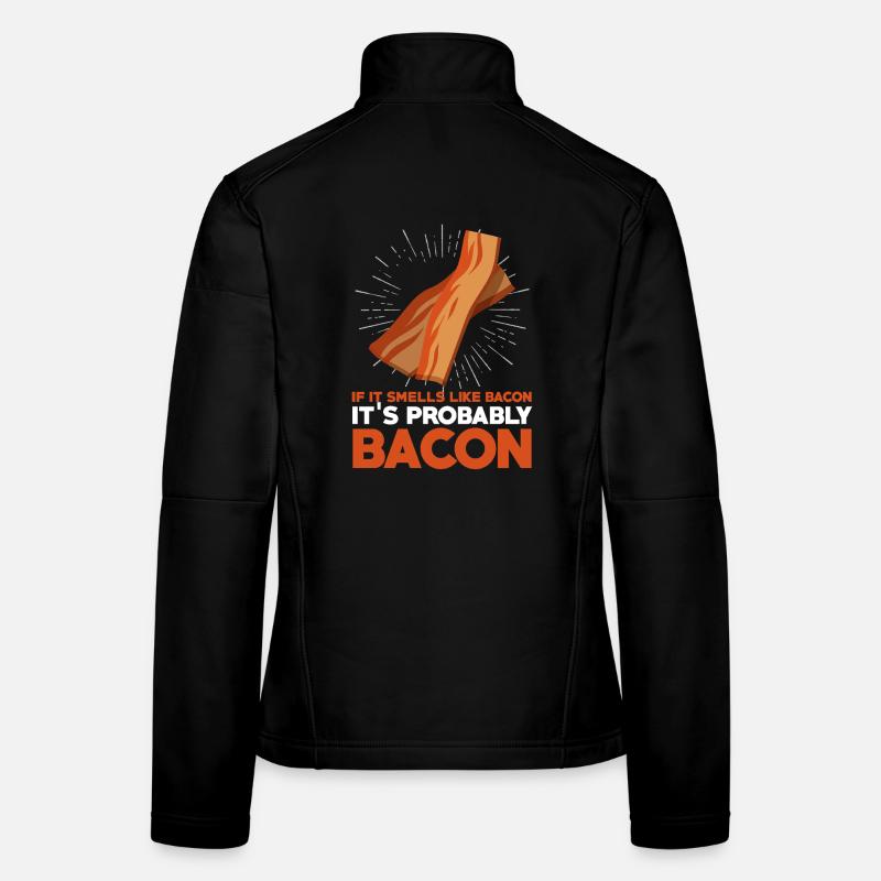 Si ça sent le bacon, citation drôle de viande Veste en tissu softshell Femme