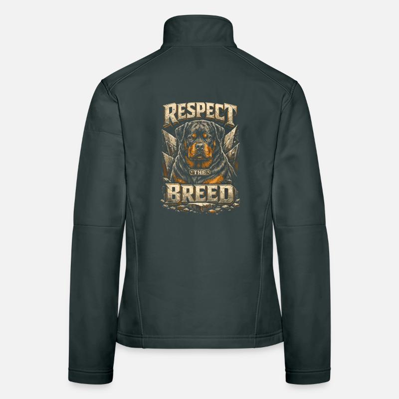 Le Rottweiler Respecte la Race Veste en tissu softshell Femme