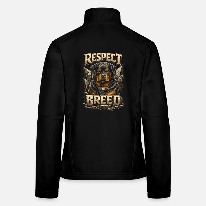 Le Rottweiler Respecte la Race Veste en tissu softshell Femme