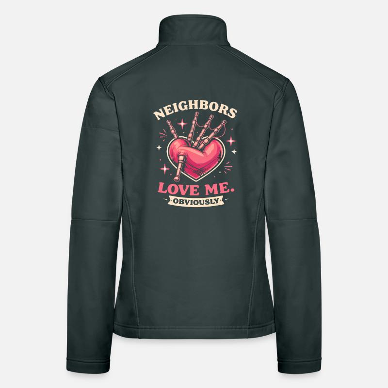 cornemuse cornemuse cornemuse Veste en tissu softshell Femme