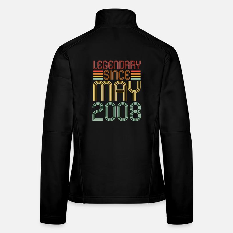Legendary since May 2008, Geburtstag Frauen Softshelljacke
