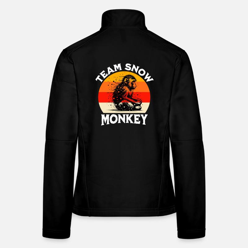 Équipe Singe des Neiges Veste en tissu softshell Femme