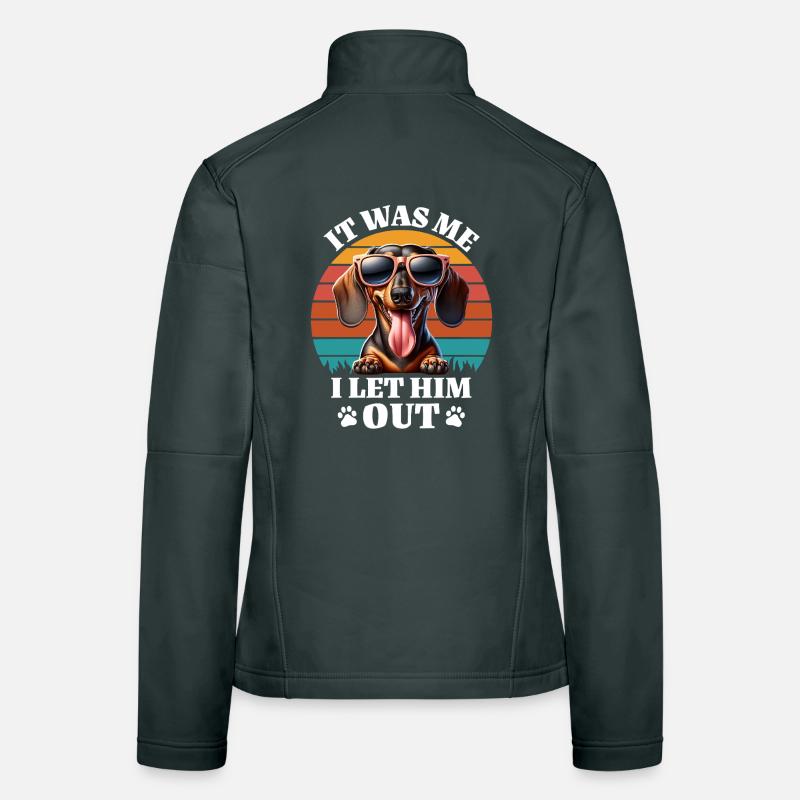Funny Dachshund Sayings Women's Softshell Jacket