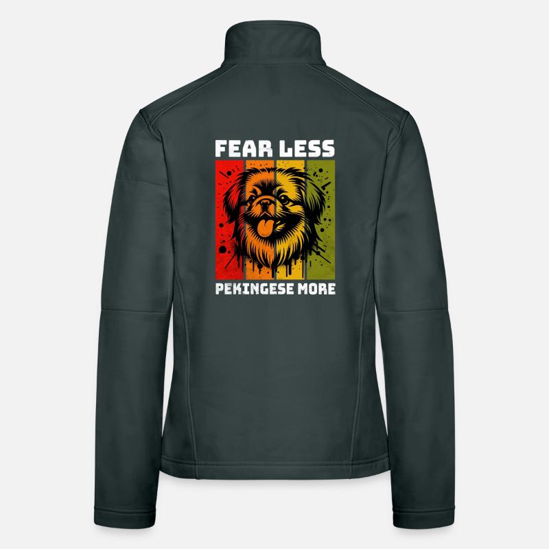 Pekingese Pekinese Frauen Softshelljacke