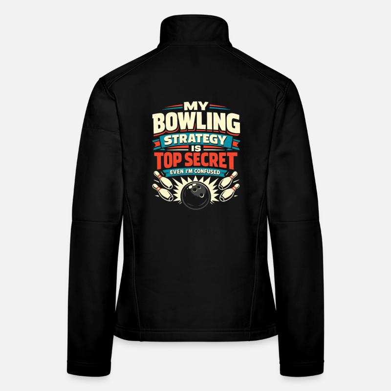 Stratégie de bowling Veste en tissu softshell Femme