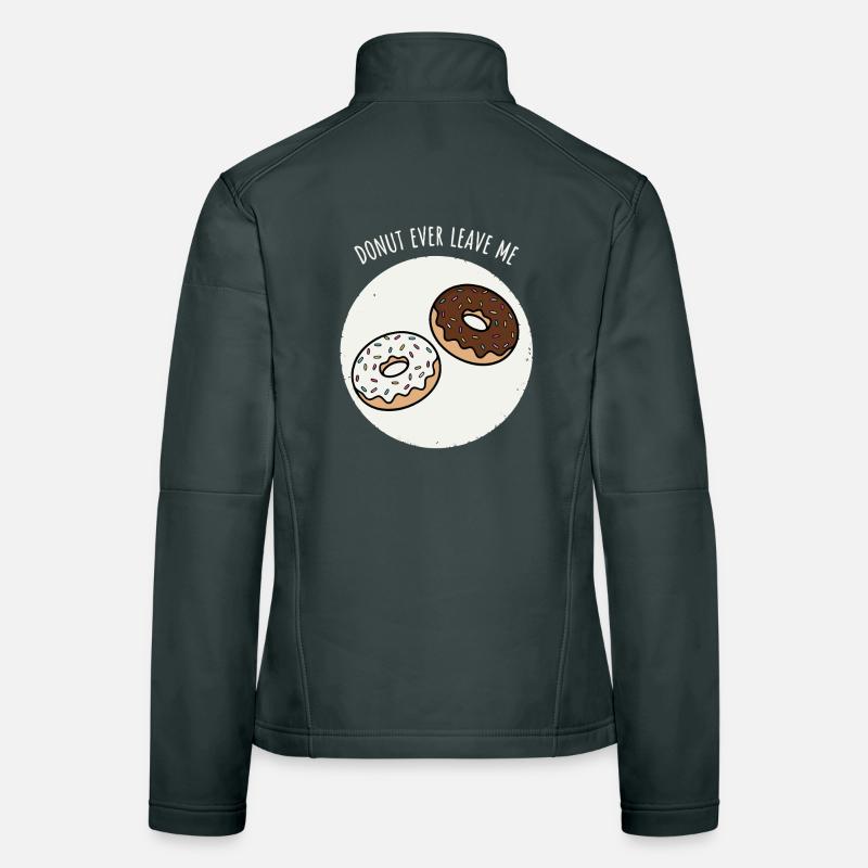 Donut me quitte jamais Veste en tissu softshell Femme
