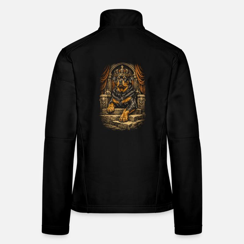 Chien Rottweiler Veste en tissu softshell Femme