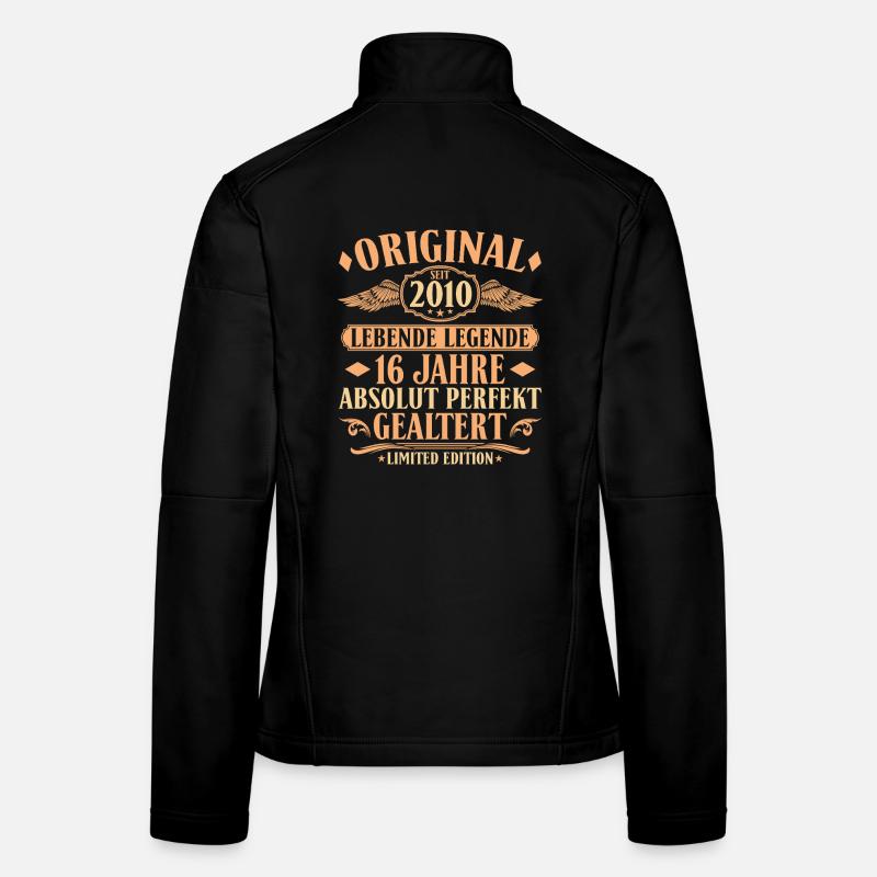 Original seit 2010 - 16. Geburtstag Geschenkidee Frauen Softshelljacke