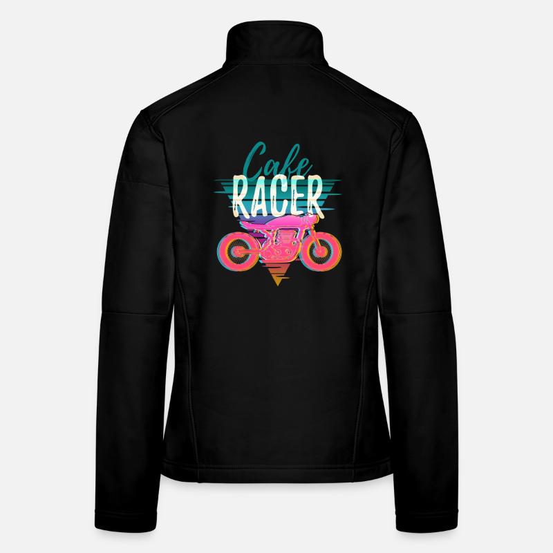 Motorrad – Geschenkidee Café Racer Retro Frauen Softshelljacke